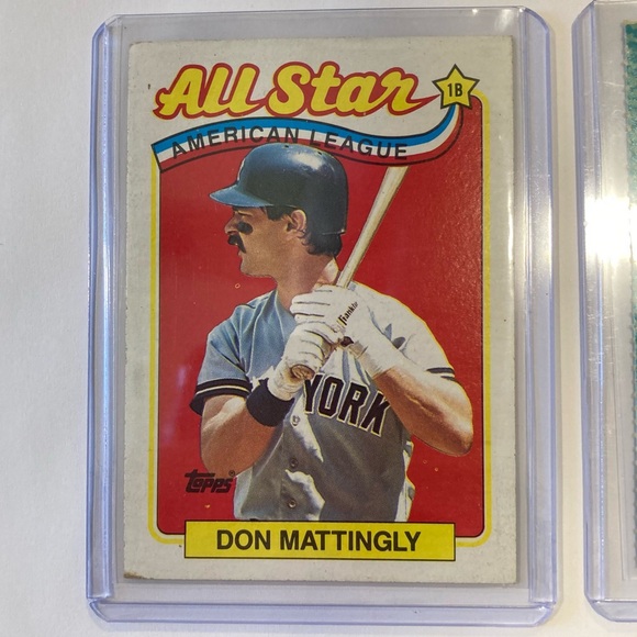 Lot of 9 Vintage 80s-90s Don Mattingly Baseball Cards New York Yankees - Picture 7 of 16